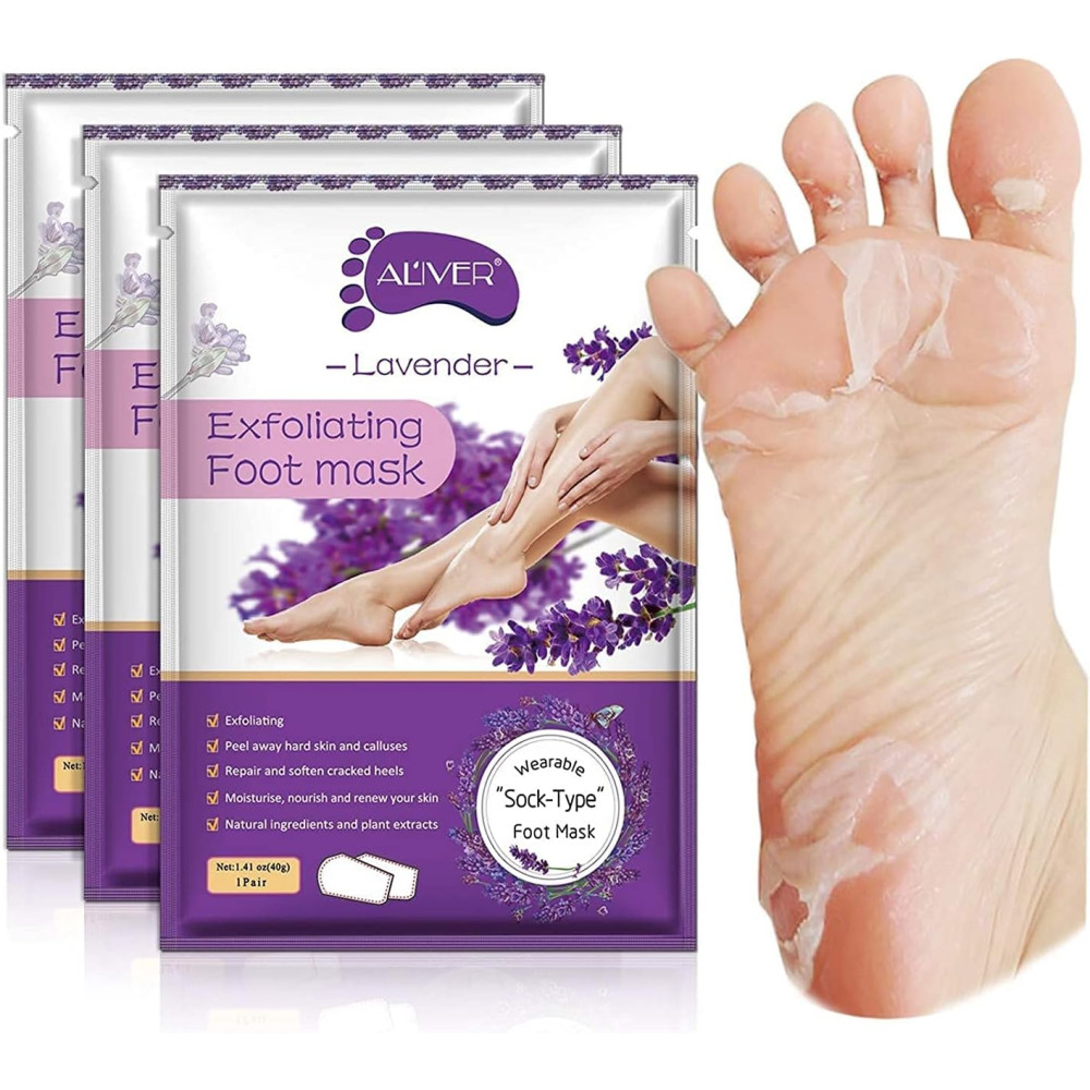 ALIVER Foot Peel Women Exfoliator Peel Off Calluses Dead Ski..