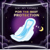Always Pads Maxi Thick XL for Heavy Night Protection, 48 Sanitary Pads