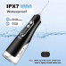 Annmiir Water Dental Flosser Professional Irrigator for Dental & Oral Care with 8 Tips 4 Modes 310mL Large Capacity IPX7 Waterproof Rechargeable and Portable Cordless (White)