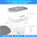 Bestseek Kitchen Dish Soap Dispenser with Sponge Holder, Newest 2-in-1 Countertop Soap Pump Dispenser, for Kitchen Sink Dishwashing Soap Dispenser - 12.5 Ounces