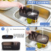 Bestseek Kitchen Dish Soap Dispenser with Sponge Holder, Newest 2-in-1 Countertop Soap Pump Dispenser, for Kitchen Sink Dishwashing Soap Dispenser - 12.5 Ounces