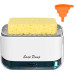 Bestseek Kitchen Dish Soap Dispenser with Sponge Holder, Newest 2-in-1 Countertop Soap Pump Dispenser, for Kitchen Sink Dishwashing Soap Dispenser - 12.5 Ounces