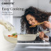CAROTE Nonstick Cookware Sets, Detachable Non Stick Pots and Pans Set, Cooking Sets, Granite Non Stick Cookware, Suitable for All Stoves, Dishwasher/Oven Safe(White, 11 Pieces)