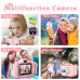 CIMELR Kids Camera Toys for 6+ Year Old Boys/Girls, Kids Digital Camera for Toddler with 1080P Video, Chritmas Birthday Festival Gifts for Kids, Selfie Camera for Kids,(Pink)