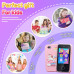 ERTYU Kids Smart Phone Toys for Girls Ages 3-7 with Dual Camera - Toddler Phone Toys with Learning Games, Travel Toys with MP3 Music Player for Birthday Gifts for 3 4 5 6 7 Year Old Kids (Pink1)