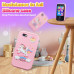 ERTYU Kids Smart Phone Toys for Girls Ages 3-7 with Dual Camera - Toddler Phone Toys with Learning Games, Travel Toys with MP3 Music Player for Birthday Gifts for 3 4 5 6 7 Year Old Kids (Pink1)