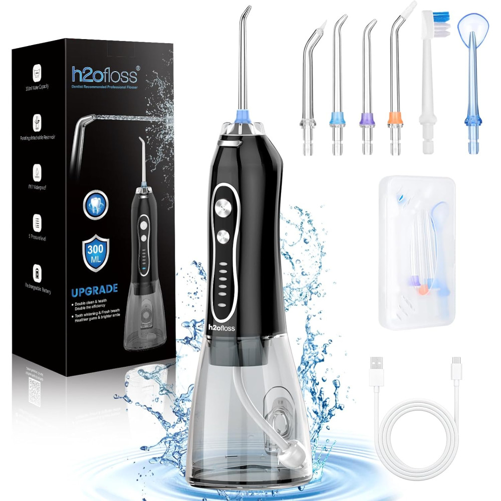 H2ofloss Water Dental Flosser Teeth Pick -Portable Oral Irri..