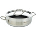Korkmaz Alfa 9 Pieces Stainless Steel Cookware Set, Induction Base Cookware Pots and Pans Set