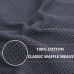 MahMir 100% Cotton Waffle Weave Kitchen Dish Cloths, Waffle Tea Towels Ultra Soft Absorbent Quick Drying Dish Towels, 34x34 CM, 4-Pack, (Mixed Color)