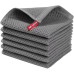 MahMir 100% Cotton Waffle Weave Kitchen Dish Cloths, Waffle Tea Towels Ultra Soft Absorbent Quick Drying Dish Towels, 34x34 CM, 4-Pack, (Mixed Color)