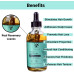 NXUS 118 ml Large Rosemary Oil For Hair Growth with Scalp Massager & Derma Roller (0.25mm) To Stop Hair Fall & Receding Hair Line. Scalp & Hair Strengthening Oil. 100% Organic & Natural. Hair Growth.