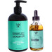 NXUS 118 ml Large Rosemary Oil For Hair Growth with Scalp Massager & Derma Roller (0.25mm) To Stop Hair Fall & Receding Hair Line. Scalp & Hair Strengthening Oil. 100% Organic & Natural. Hair Growth.