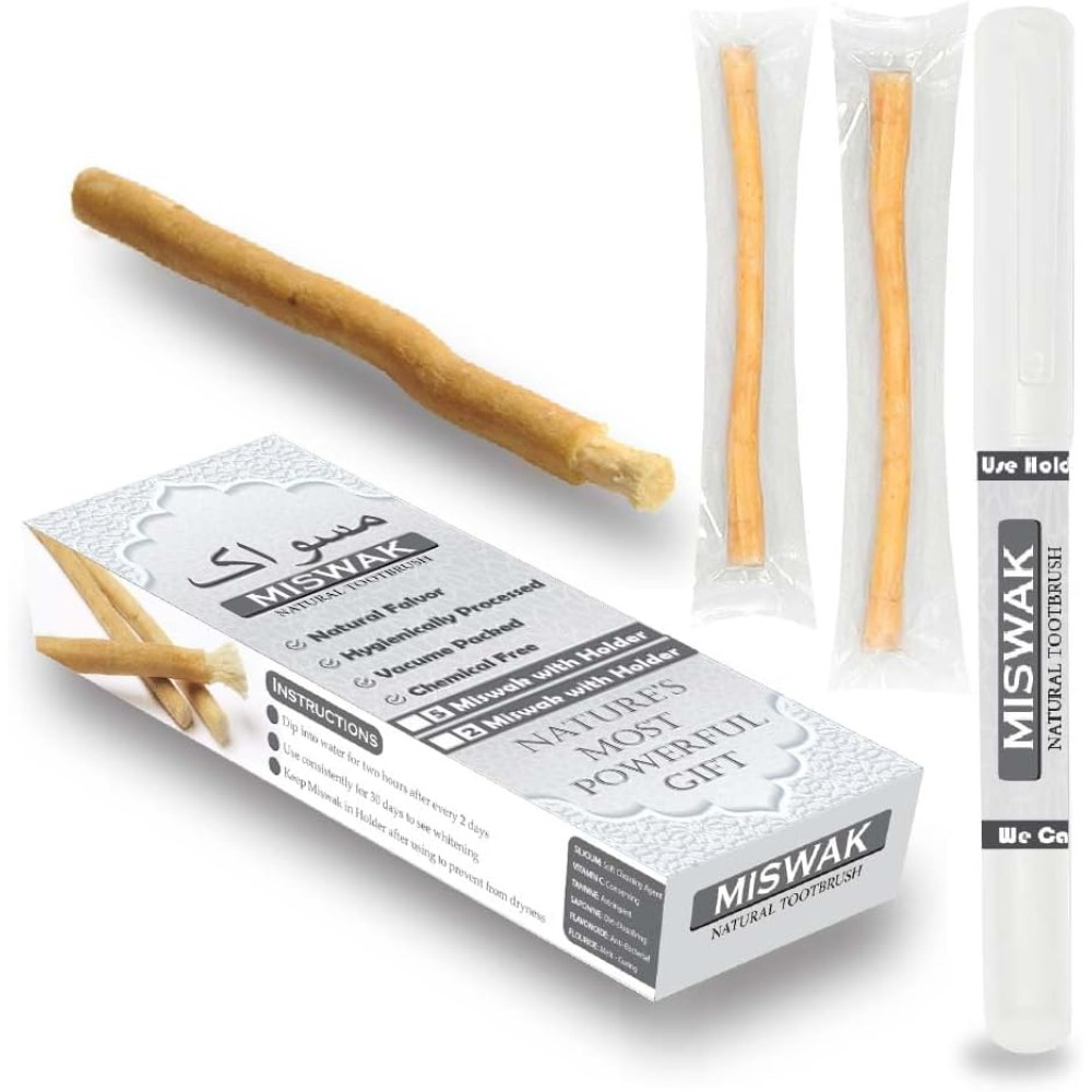 Natural Miswak Stick| Chewable Toothbrush | Organic Teeth Cl..