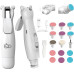 Royal Angels Baby Nail Clippers 20 In 1 By Baby Safe Electric Baby Nail Trimmer, Baby Nail File Kit, Additional Replacement Heads, Newborn Toddler Toes and Fingernails, Trim and Polish (Blue)