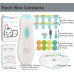 Royal Angels Baby Nail Clippers 20 In 1 By Baby Safe Electric Baby Nail Trimmer, Baby Nail File Kit, Additional Replacement Heads, Newborn Toddler Toes and Fingernails, Trim and Polish (Blue)