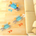 SKY-TOUCH Electric Runaway Crab Crawling Crab Baby Toy with Music and LED Light Up Toddler Interactive Learning Development Toy with Automatically Avoid Obstacles For Babies, Toddlers and Kids