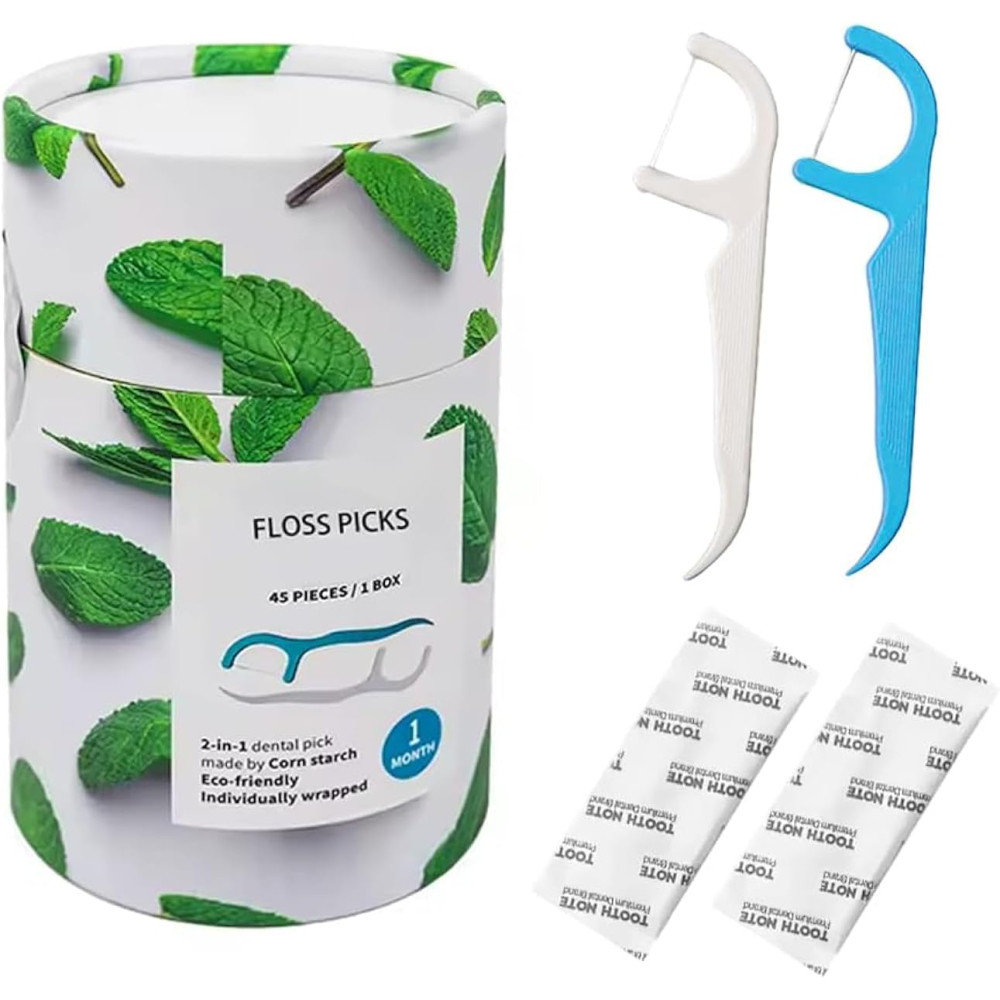 SkyWaves Advanced 100% Biodegradable dental Tooth floss with..