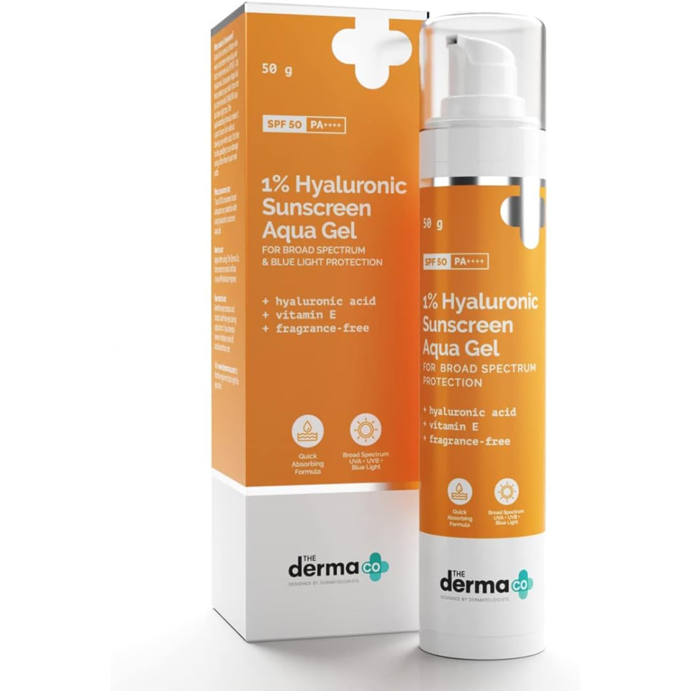 The Derma Co Hyaluronic Sunscreen Aqua Ultra Light Gel With ..