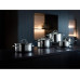 WMF Provence Plus 5-Piece Induction Saucepan Set with Glass Lid, Polished Cromargan Stainless Steel, Saucepan Set, Uncoated