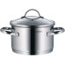 WMF Provence Plus 5-Piece Induction Saucepan Set with Glass Lid, Polished Cromargan Stainless Steel, Saucepan Set, Uncoated