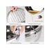 7.8 Inch Stainless Steel Deep Frying Pan for Outdoor Use, Japanese Tempura Dish Pan with Lid, Stainless Steel with Temperature Control and Oil Drain Holder, Suitable for Frying French Fries, Chicken and Other Foods