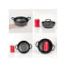 Pre-Seasoned Cast Iron Skillet with 2 Handles - Non-Stick, Outdoor BBQ & Camping Cookware, Compact, Versatile