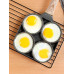 4 Slot Fried Egg Pot, Pancake Maker, Fried Egg Pot, Kitchen Cooking Tool for Cooking Seafood, Non-Stick Pot