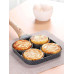 4 Slot Fried Egg Pot, Pancake Maker, Fried Egg Pot, Kitchen Cooking Tool for Cooking Seafood, Non-Stick Pot