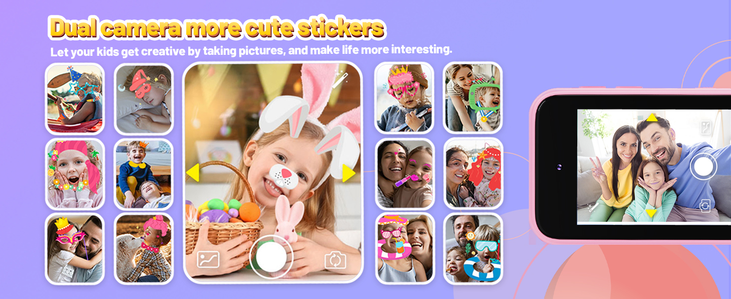 ERTYU-Kids-Smart-Phone-Toys-for-Girls-Ages-3-7-with-Dual-Cam