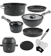 LIFE-SMILE-Cooking-Pots-Set-Granite-Stone-cookware-set-Multi