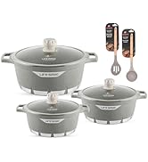 LIFE-SMILE-Cooking-Pots-Set-Granite-Stone-cookware-set-Multi