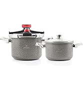 LIFE-SMILE-Cooking-Pots-Set-Granite-Stone-cookware-set-Multi